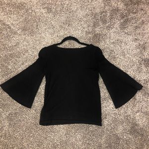 Ann Taylor top trumpet sleeve